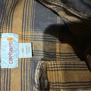Carhartt Brown and Black Checkered Shirt